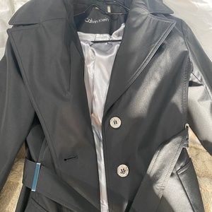 Brand new Calvin Klein Trench coat black